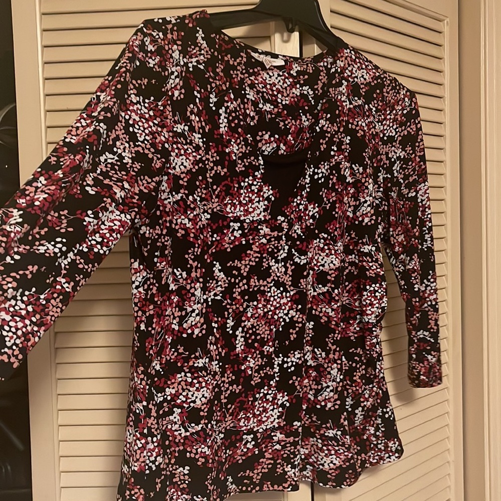 JM Collection Multicolor Shirt - Picture 2 of 4